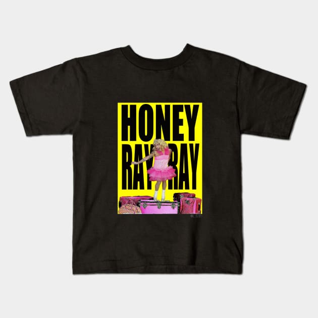 Honey Ray Ray Raym Kids T-Shirt by IamRAYM